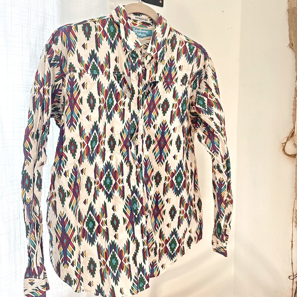 Vintage southwest canyon button up